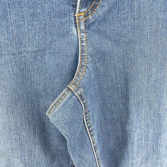 Talbots Women’s Medium Wash Flawless Five-Pocket Slim Ankle Denim Jeans Size 16W - Picture 10 of 15